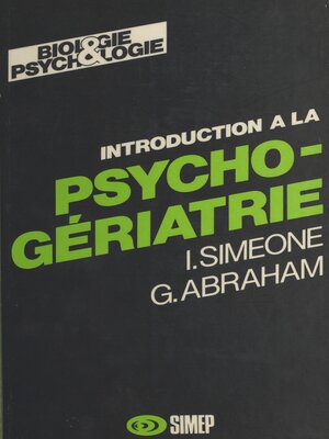 cover image of Introduction à la psycho-gériatrie